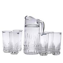 ست پارچ و لیوان 7 پارچه کوتاه  لومینارک مدل امپراطور Luminarc Imperator 7 Pieces Glass And Jug Set